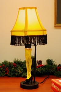 A Christmas Story 20" Glitter Leg Lamp